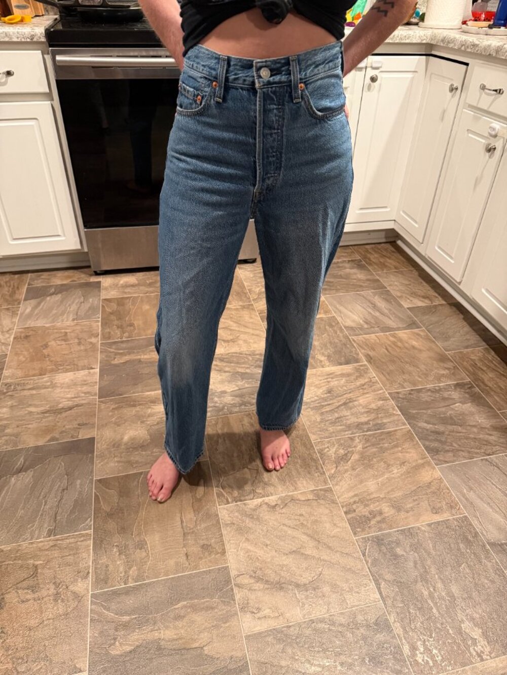 Women's Levis Ribcage Straight Denim Jeans